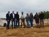 L to R: Dan Rockenstein and Dan Miller of Colliers; Randy Johns of Phoenix Associates of Southwest Florida; Alex Sulpizi, developer of The Hub at Daniels; Tyler Johns, Kaleigh Bell, Kaitlind Vaca-Hurtado and Ethan Marvin of Phoenix Associates of Florida