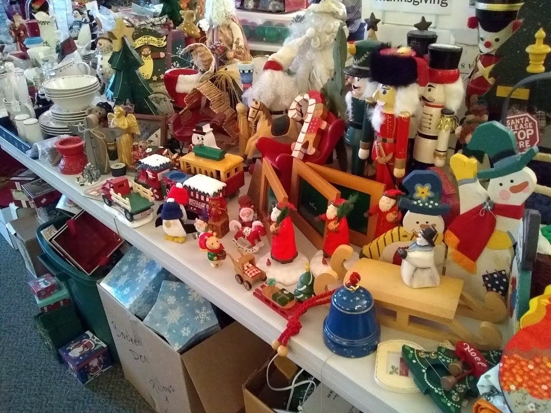 Holiday décor makes up just one department in a church filled with treasures at the 87th annual Barrington United Methodist Church Annual Rummage sale, Sept. 24-25.
