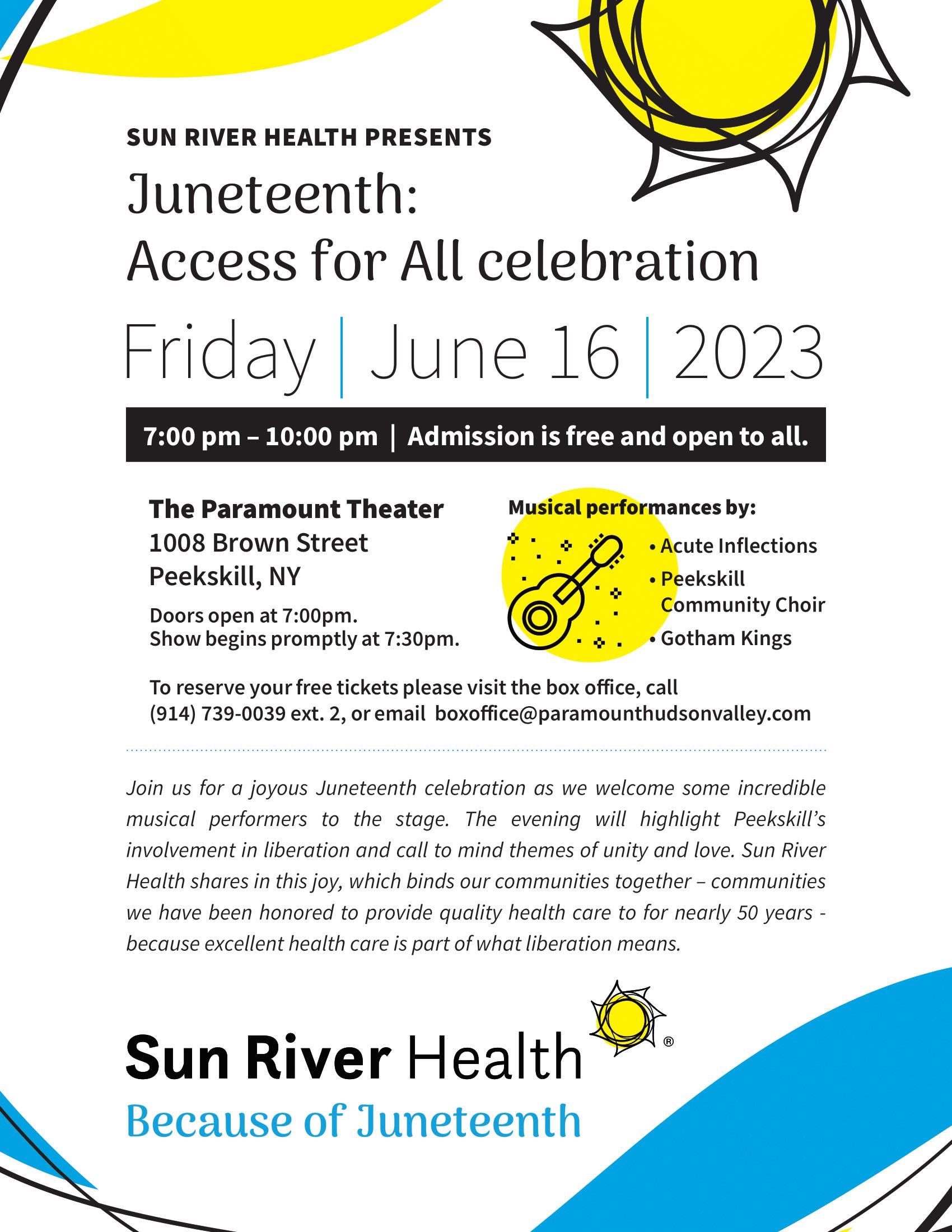 Jun 16 Sun River Health Presents Access for all