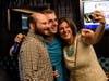 Dustin Siegel (left) and Jessica Leving (right) taking a great photo with 36 under 36 honoree Bill Steinberg (middle)