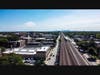 Drone view looking east from 105 N Kenilworth Ave