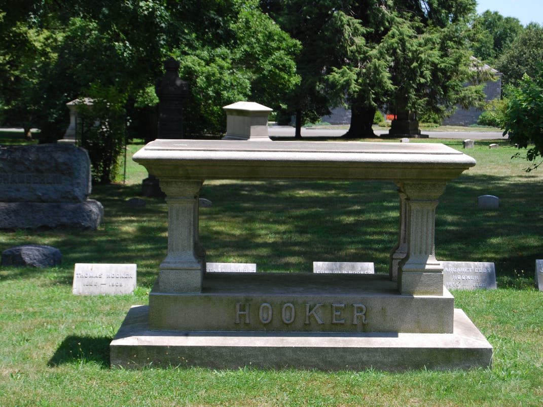 Isabella Beecher Hooker Monument at Cedar Hill Cemetery