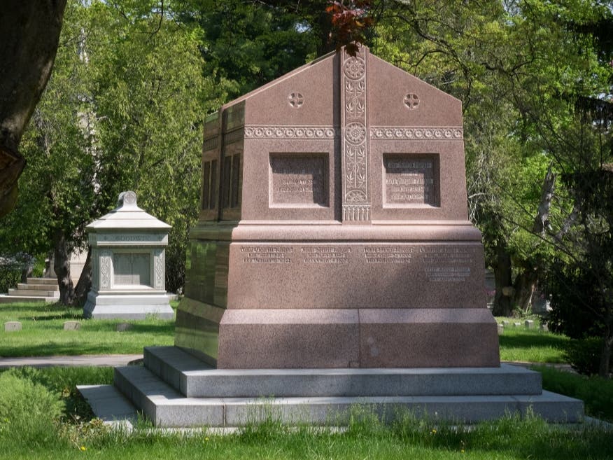 Morgan Monument at Cedar Hill Cemetery 