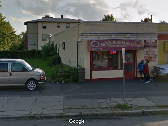 Milagros Spanish Restaurant on Albany Avenue in Hartford