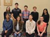 2019 NCHS National Merit Semifinalist Scholars; Seated, L-R: I. Teredesai, A. T. Mehra, V. Ding, A. Axon; Standing, L-R: A. Bloom, C. Carratu,  T. Nelson, A. Jameson, T. Chugh