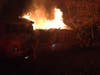 The scene of a house fire on Ravenwood Road in Norwalk.