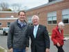 U.S. Congressman Jim Himes, left, and Norwalk Mayor Harry Rilling.