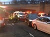One person was seriously injured Tuesday afternoon in a five-vehicle crash on the Merritt Parkway in Norwalk, according to fire officials.