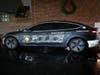 The new Tesla Model 3 patrol car recently purchased by the Westport Police Department.