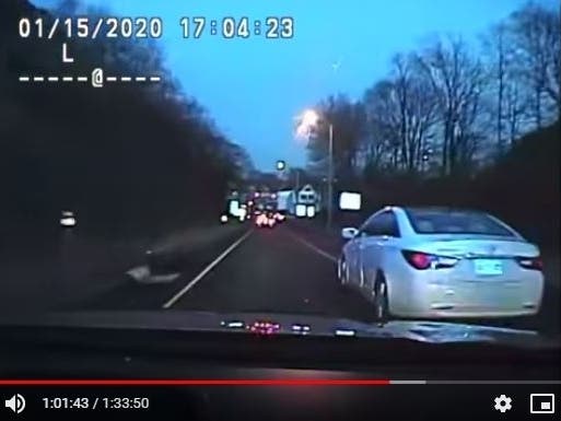 Footage has been released from the Jan. 15 chase and fatal officer-involved shooting by a Connecticut State Police Trooper.
