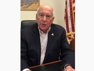 Westport First Selectman Jim Marpe gives a video update on March 20 on the town's coronavirus containment efforts.