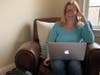 On the phone with New Canaan High School Nurse Betsy Imbrogno