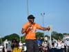 Tristan Fields, founder of Higher Education Literacy Professionals, speaks to the crowd.