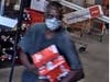 Surveillance photo of the suspect in a July 18 armed robbery at the Home Depot in Orange.