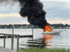 Two people were injured Thursday evening when a boat exploded in Norwalk Harbor, according to Norwalk police.
