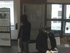 The two suspects from the armed robbery of the People's United Bank in New Canaan on Wednesday.