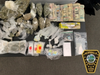 Some of the drugs and cash seized in a recent Norwalk police raid.