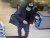 Surveillance photo of a suspect in a recent larceny in New Canaan, according to police.