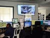 Two call stations in Norwalk's combined emergency dispatch center, located in the Norwalk Police Department. The center handles police, fire and emergency medical calls.