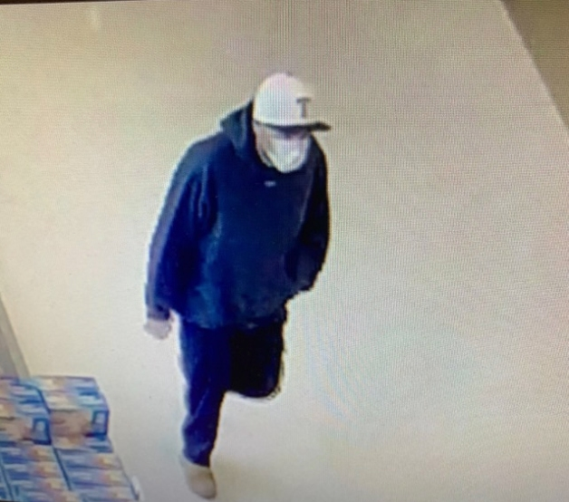 Do you know this man? He's wanted in connection with a bank robbery in Shelton, according to police.