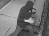Surveillance photo of one of the suspects in the Saturday break-in at Valley Liquors in Naugatuck.
