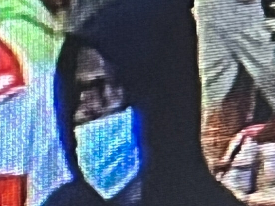 Surveillance photo of the suspect in the May 6 robbery of the Home Depot in Bridgeport.