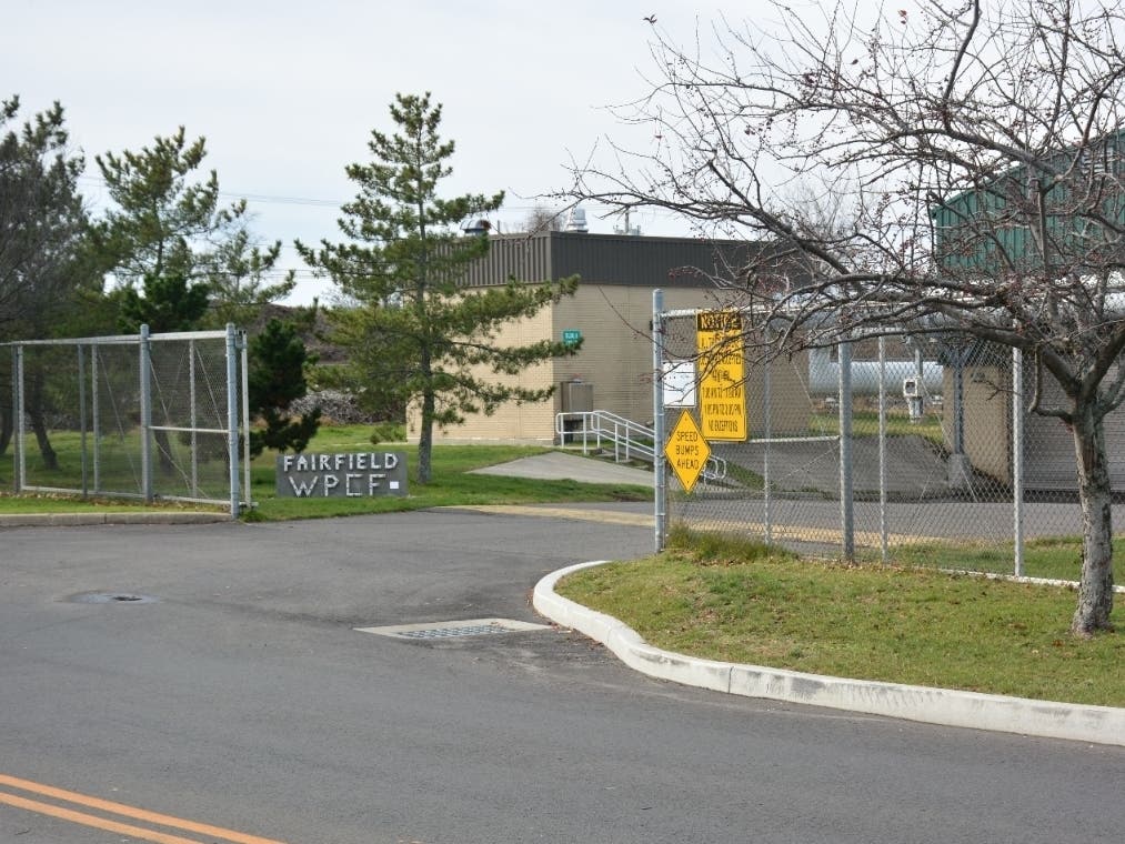 The Fairfield Water Pollution Control Facility on Richard White Way.