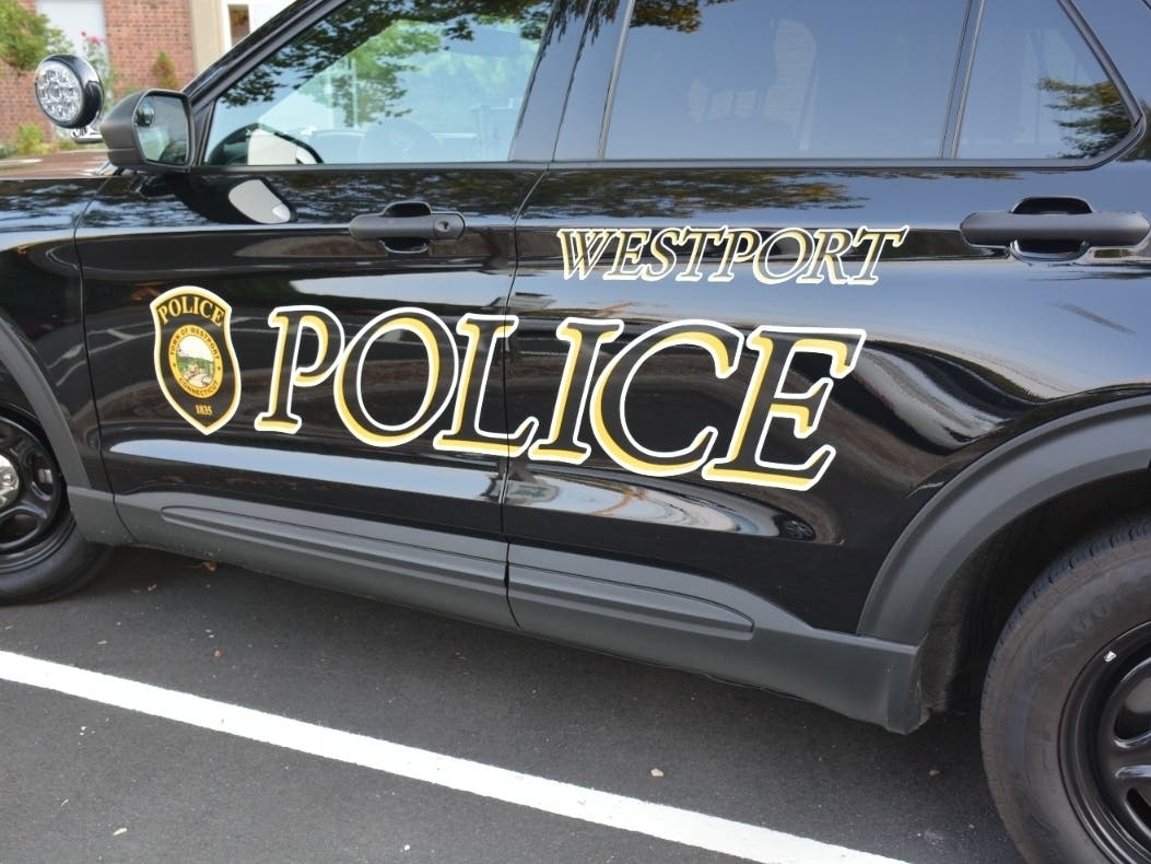 Westport police are looking for a suspect who reportedly fired several gunshots out of a vehicle Tuesday night in Saugatuck.