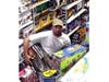 Westport police are looking for this man, shown in a surveillance image, who detectives said has stolen twice this month from Awesome Toys on the Post Road East.