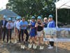 The groundbreaking ceremony at 240 Greenfield Street in Fairfield, where the town and Habitat for Humanity of Coastal Fairfield County are building a four-unit affordable housing development.