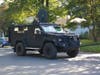 The tactical vehicle used by members of the Southwest Regional Emergency Response Team during a hostage training exercise in Westport on Wednesday.