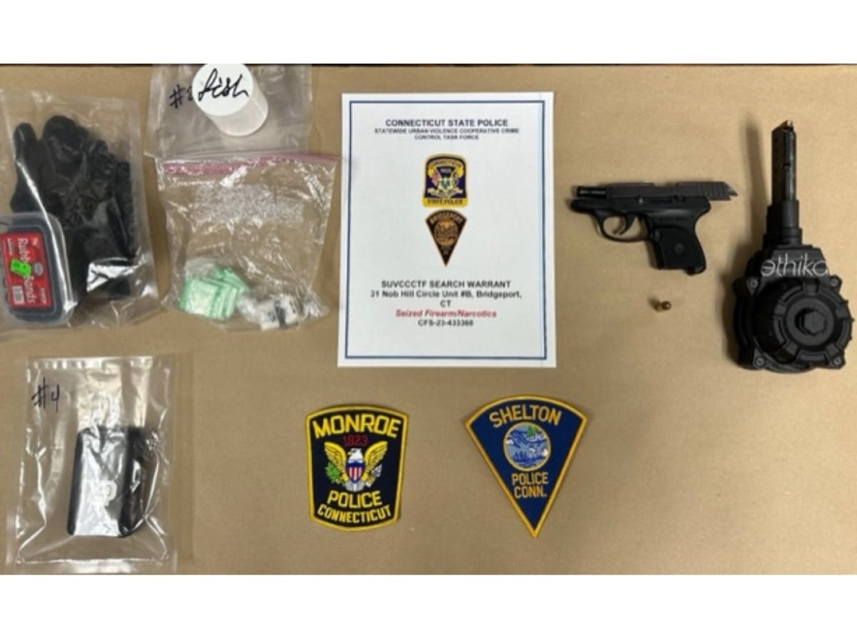 Bridgeport resident Carl L. Brooks Jr. was arrested on weapons and narcotics charges Tuesday following a raid at his home that turned up cocaine, a firearm, and other illegal items, according to Connecticut State Police.
