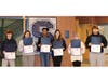 Staples High School's January Students of the Month: From left, Thomas Scott, Logan Noorily, Jada Shelby, Catherine Cirasuolo, Katherine Mannino and Brenda Dellorusso.