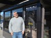 Stanley George, owner of Wake-Cup-Coffee, who opened his second Fairfield location this week at the Fairfield Train Station.