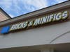 The Bricks & Minifigs sign at 1929 Black Rock Turnpike in Fairfield.