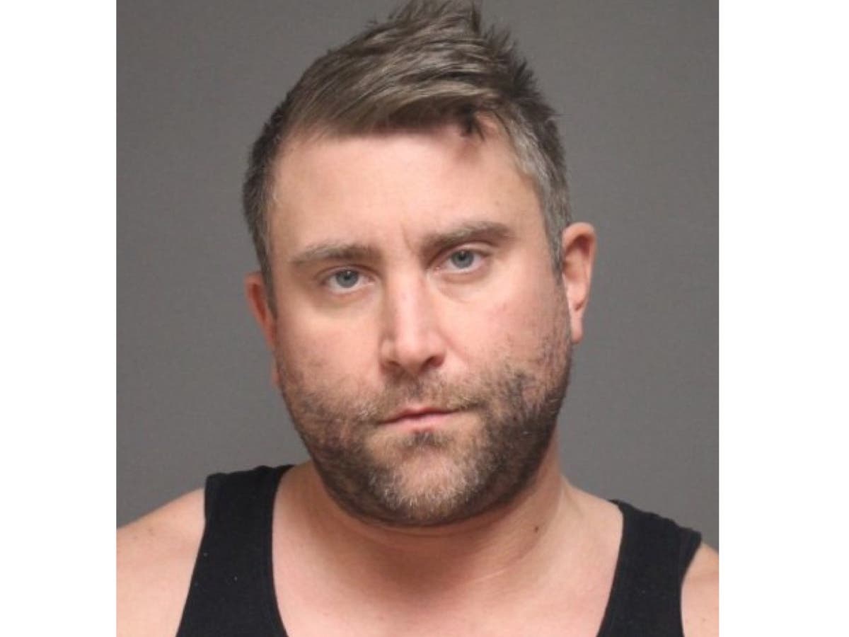 Former Fairfield RTM member Raymond Neuberger, shown here in a 2023 Fairfield police booking photo, was sentenced to more than three years in federal prison Wednesday for threatening to kill Fairfield police officers.