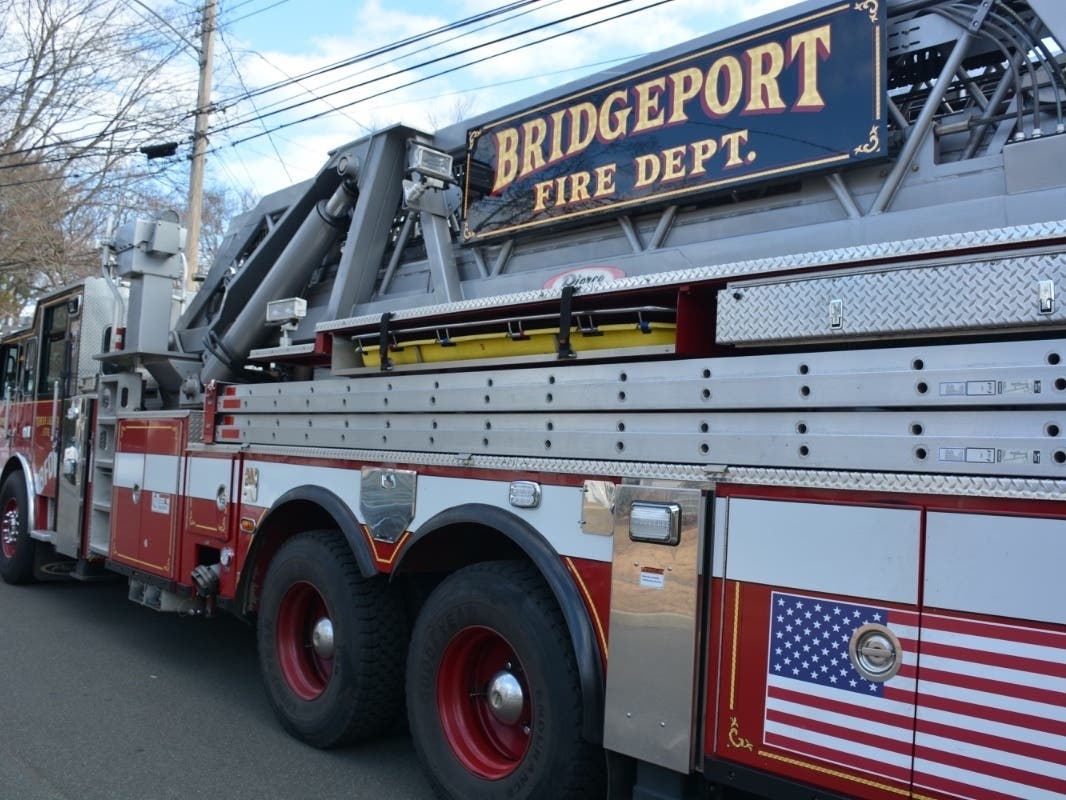 A person was killed Wednesday in a three-alarm fire in Bridgeport, according to authorities.