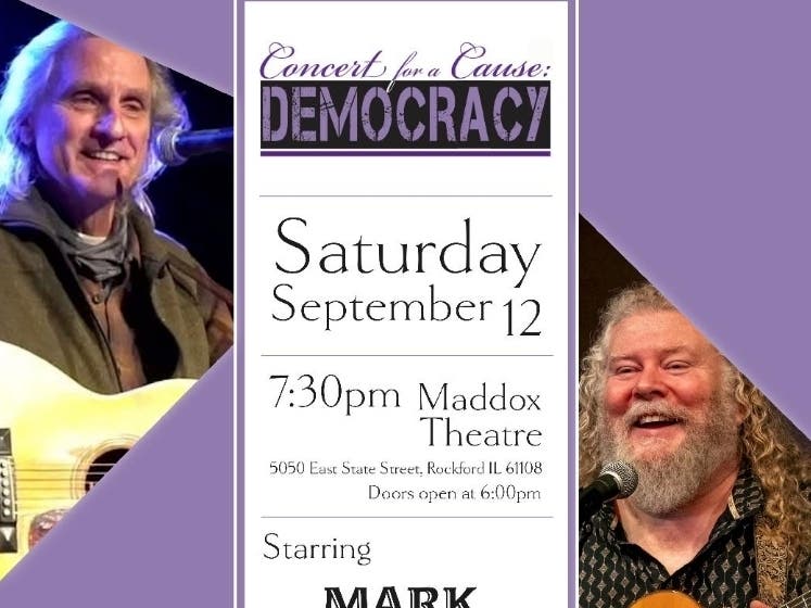 Concert for a Cause: Democracy Poster