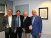 SSC Trustee Tony DeFilippo, Chairman Frank M. Zuccarelli and Mike Monaghan of the ICCTA, and Vice-Chair John Daly.