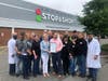 Pictured: Legislator Anker joins Miller Place Stop & Shop Manager Michael Donegan and employees to present a proclamation for their commitment to the community as frontline workers during the COVID-19 pandemic.