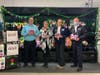Legislator Anker joins Legislator Bridget Fleming, employees from the Rocky Point Stop & Shop and Local 338 Union Representative Fred Wren as they distribute COVID-19 at-home test kits.