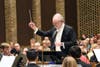 Maestro Sisk conducting the Metropolitan Youth Symphony at Lewis University.