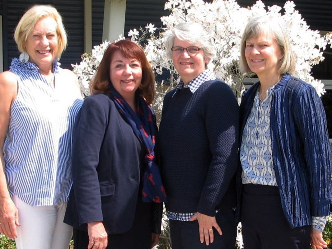 From left:  Linda Finn, Amintha Cinotti, and Lissa Fernandez, all of Middletown, and Louisa Boatwright of Newport.  All will receive East Bay Community Action Program's Vision Award on June 15, 2023.