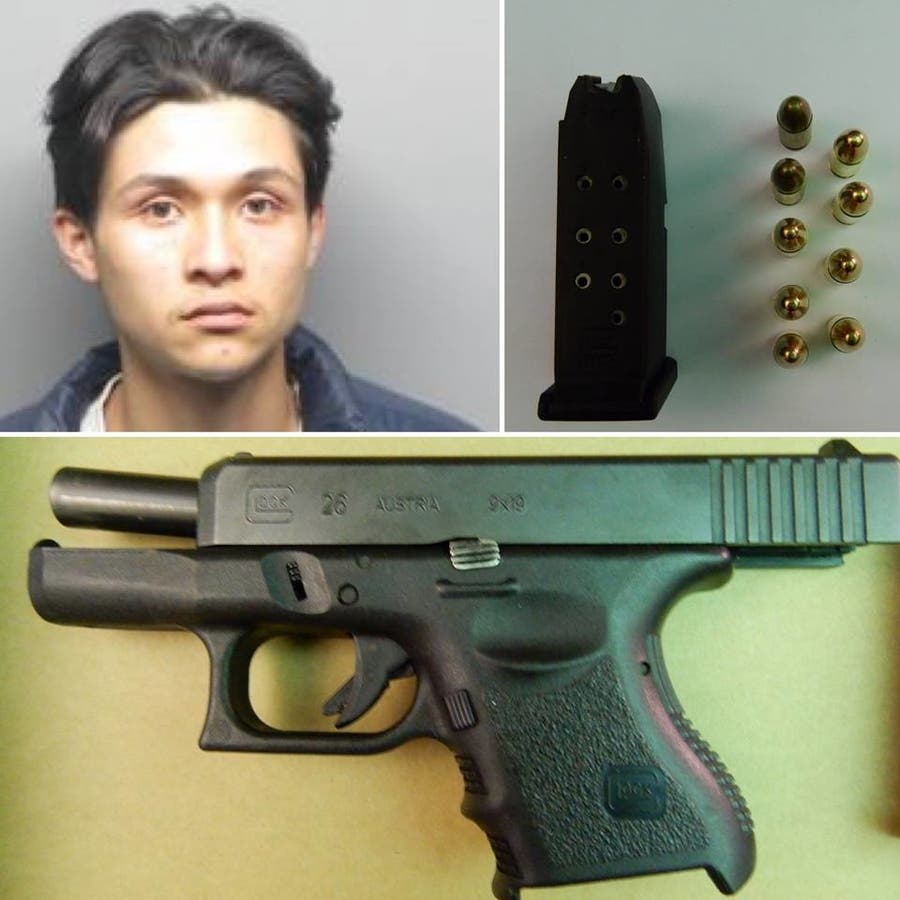 A. Neyson Reyes, 20, was booked into the county jail.