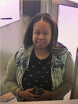 Surveillance photo of check fraud suspect