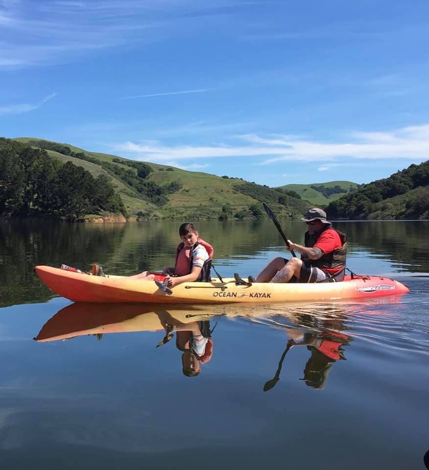 Kayaking on San Pablo Reservoir