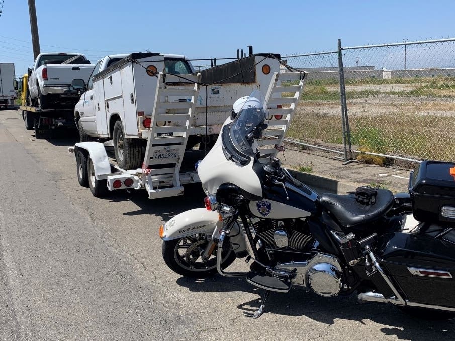 Abandoned vehicles towed away by Alameda Police Department