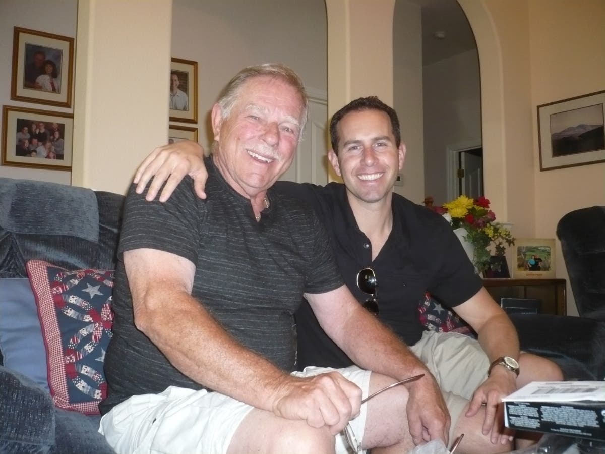 Jason Heiser​​ with his dad. Happy Father's Day!