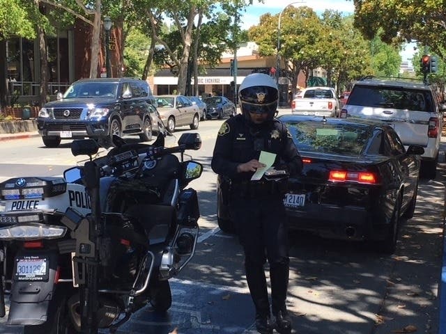 Saturation patrol stop results in a citation.