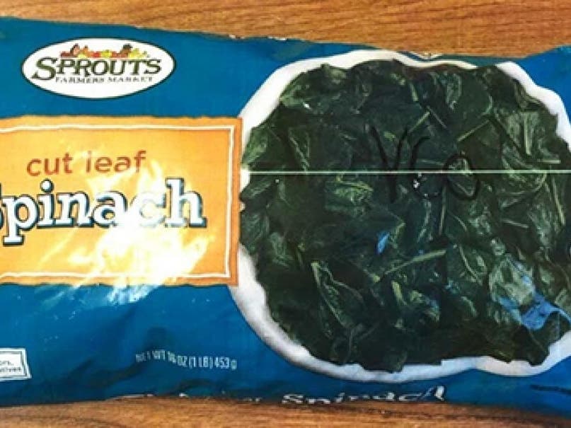 Sprouts Farmers Market has recalled bags of frozen cut leaf spinach over concerns it could be contaminated with listeria